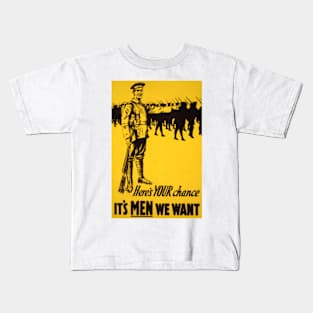 It's Men We Want Kids T-Shirt